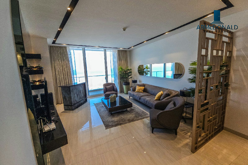 LUXURY 2-BEDROOM APARTMENT WITH PRIVATE TERRACE & PANORAMIC SEA VIEWS – WATER GARDEN CITY | BD 900 (Inclusive) – Slide 3