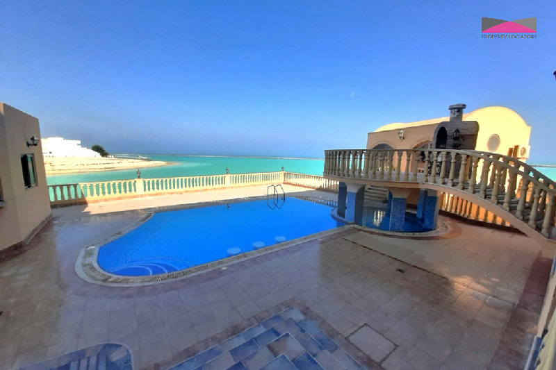 EXCLUSIVE SEA-FRONT VILLA | PRIVATE POOL | AMWAJ ISLANDS – Slide 1