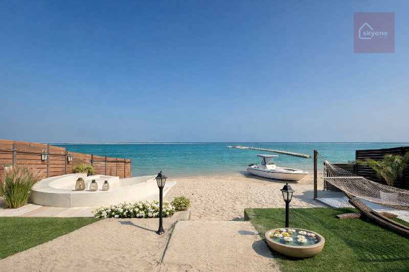 Luxury Seafront Villa | Private Beach & Jetty | Amwaj Island – Slide 1