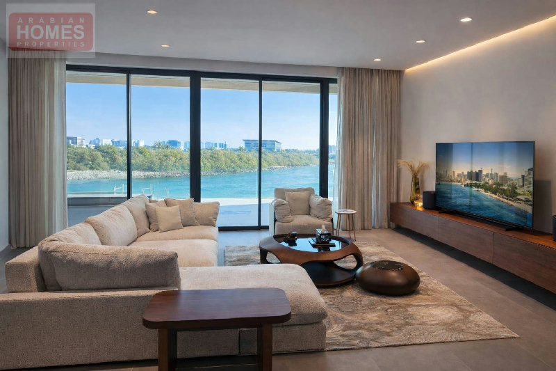 Ultra-modern 04-bedroom Beach Front triplex available for rent in Amwaj Islands. β Slide 3