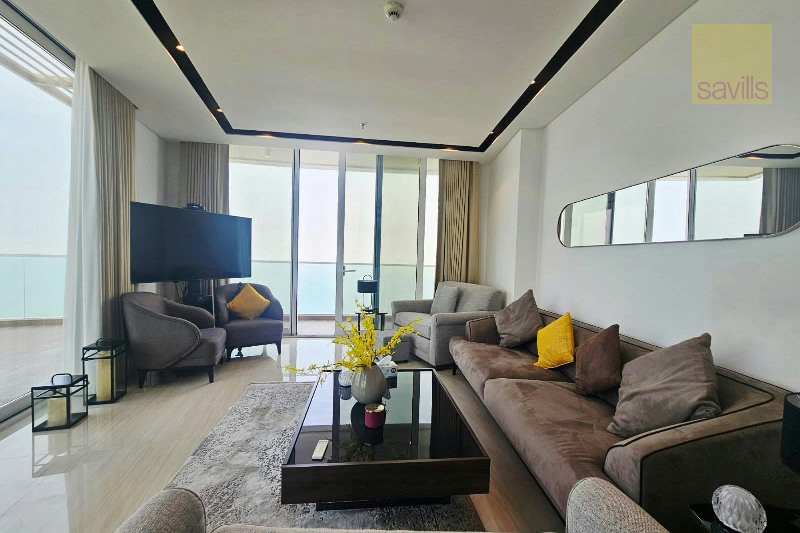 Step Into Water Garden City’s Finest Luxury 1 Bedroom with Panoramic Sea View — Pure Elegance Inside – Slide 1