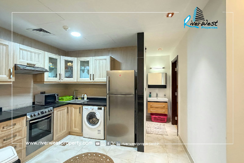 One Bedroom Apartment For Rent In Seef | Balcony & Facilities – Slide 5