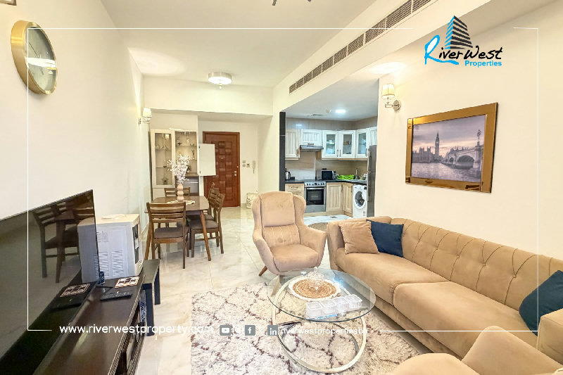 One Bedroom Apartment For Rent In Seef | Balcony & Facilities – Slide 2