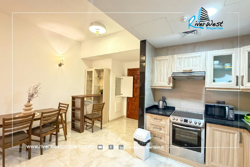 One Bedroom Apartment For Rent In Seef | Balcony & Facilities – Slide 6