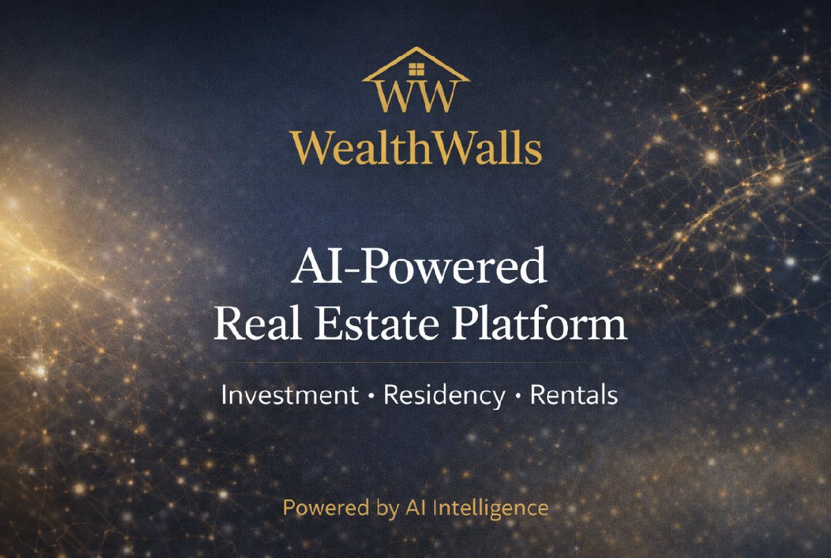 AI-powered real estate analysis dashboard showing property fundamentals and investment metrics
