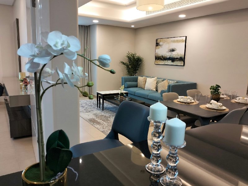 Brand new 1 bedroom apartment in hidd with sea view โ Slide 1