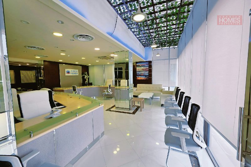 LUXURY OFFICE SPACE AVAILABLE FULLY PARTITIONED AND FURNISHED  – Slide 6